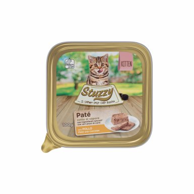 Schesir Pate gotowana na parze karma mokra dla kociąt z kurczakiem 100g