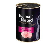 Dolina Noteci Premium Kitten puszka bez zbóż dla kota indyk 400g
