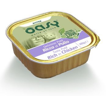 Oasy Deliziozo Pate Kitten z kurczakiem 100g