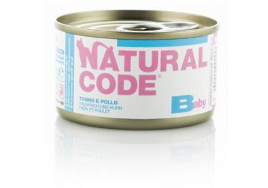 Natural Code puszka dla kociąt 85g