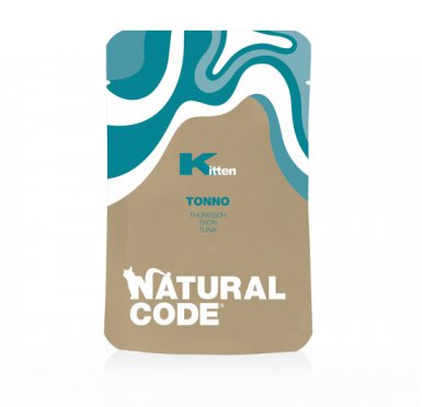 Natural Code Kitten saszetka dla kociąt o smaku tuńczyka 70g 