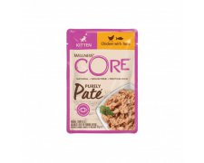 Core Purely Pate Kitten karma mokra dla kociąt kurczak z tuńczykiem 8x85g