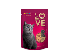 My Love Kitten saszetka dla kociąt z kurczakiem 85g