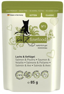 Catz Finefood Kitten N.05 Łosoś i drób