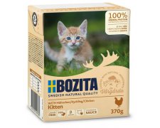 Bozita z Kurczakiem dla kociąt - kawałki w sosie kartonik 370g