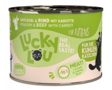 Lucky Lou Lifestage Kitten Drób i wołowina puszka dla kociąt