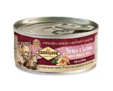 Carnilove Cat Salmon & Turkey for Kittens - łosoś i indyk puszka 100g
