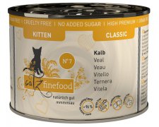 Catz Finefood Kitten N.07 Wołowina i cielęcina puszka 200g