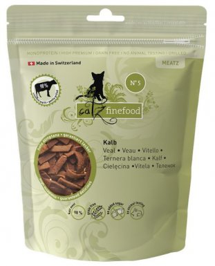 Catz Finefood Meatz N.05 chrupiące paski z suszonego mięsa cielęcina 45g
