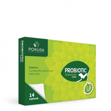 Pokusa Probiotic GreenLine FORTE 14 tabletek