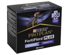 Purina Pro Plan Veterinary Diets FortiFlora Plus Canine kombinacja probiotyków i prebiotyków dla psów w każdym wieku 30x2g