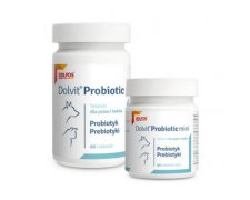 Dolvit Probiotic Mini Probiotyk i prebiotyki dla psów i kotów 60szt.