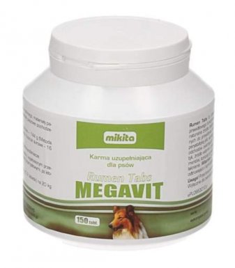 Megavit Rumen Tabs suplement diety ze żwaczem dla psa 