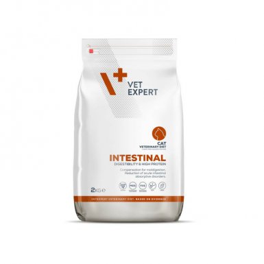 VetExpert Intestinal Cat karma dla kotów z zaburzeniami funkcji przewodu pokarmowego