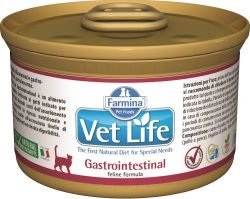 Farmina Vet Life Cat Gastrointestinal stany zapalne żołądka i jelit puszka 85g