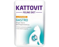 Kattovit Feline Diet Gastro na zaburzenia żołądkowo jelitowe u kotów saszetka 85g