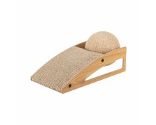 Trixie Drapak rampy z piłką dla kota karton / mdf 40x17x20cm