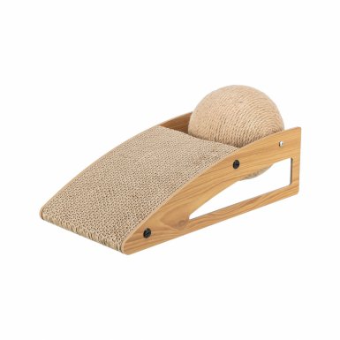 Trixie Drapak rampy z piłką dla kota karton/mdf 40x17x20cm