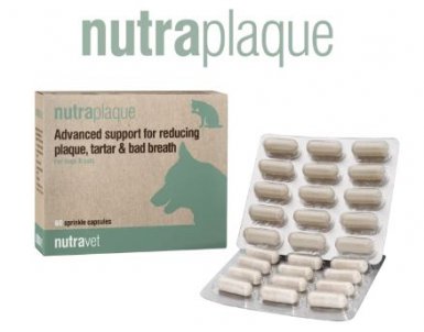 Nutravet Nutraplaque for Dogs & Cats wsparcie w redukcji i kontroli płytki nazębnej, kamienia nazębnego i nieświeżego oddechu 82g 