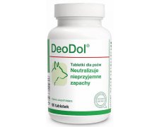 Dolvit DeoDol- preparat regulujący procesy trawienne i neutralizujący nieprzyjemne zapachy dla psów