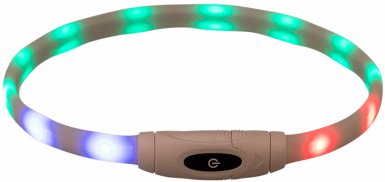 Trixie Migająca obroża na USB dla psa 65cm 16 mm