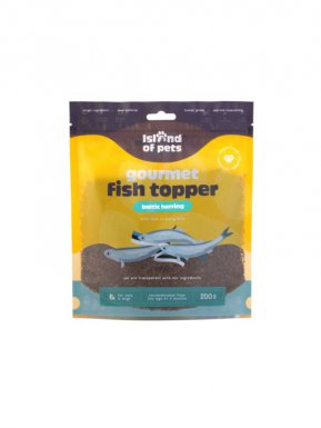 Island Of Pets Gourmet Fish Topper Rybny 100% śledzia posypka na karmę dla psa lub kota