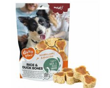 Duvo + Rice Bones Duck kostki ryżowe z kaczką dla psa 140g