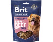 Brit Premium Dog Happy Snacks Beef with Apples przysmaki treningowe dla psa z wołowiną i jabłkiem 180g