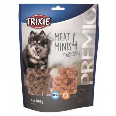 Trixie Meat Minis kurczak kaczka wołowina jagnięcina 4 smaki w jednym 100g