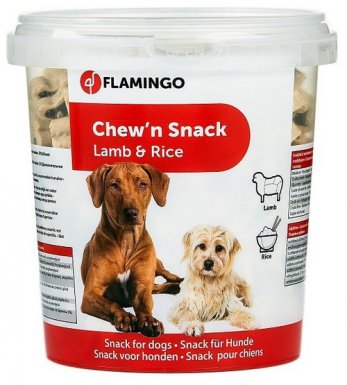 Flamingo Lamb & Rice przysmak dla psa 500g