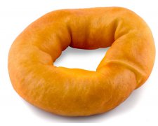 Maced Ring Premium 100% suszona skóra wieprzowa 12cm