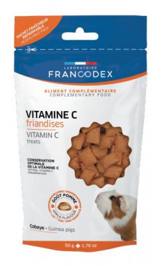 Francodex Przysmaki z witaminą C dla świnek morskich 50g