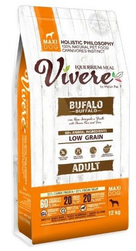 Vivere Dog Maxi Adult Buffalo karma z bawołem dla psa 12kg