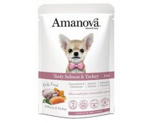Amanova Adult Tasty karma mokra dla psa łosoś z indykiem