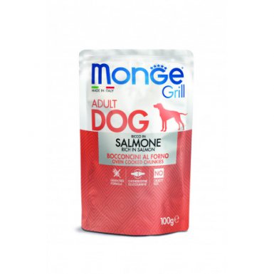 Monge Dog Grill Karma z grillowanym mięsem saszetka dla psa 100g