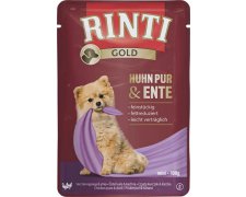 Rinti Gold karma mokra dla psów dorosłych kurczak z kaczką 100g