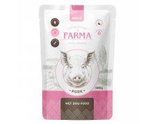 Farma Manufaktura Wieprzowina bezzbożowa saszetka dla psa 500g
