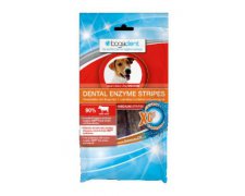 Bogadent Dental Enzyme Stripes Medium przekąski do higieny jamy ustnej dla psów średnich ras 100g