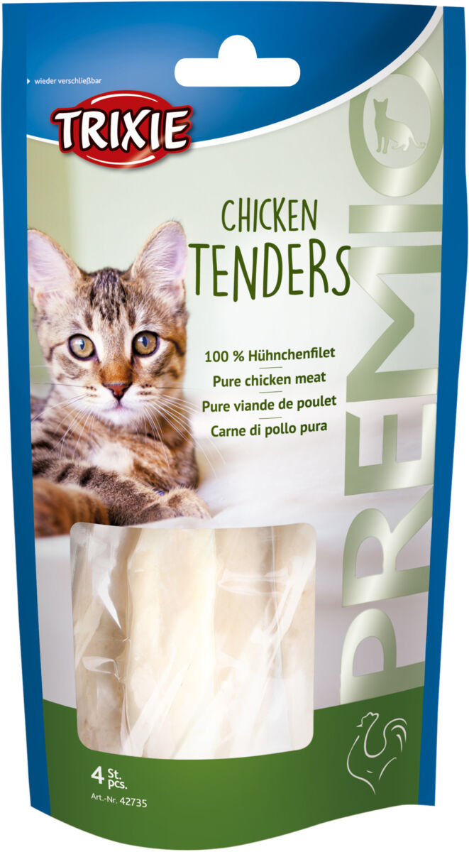 Trixie Premio Chicken Tenders 100% monoproteinowa gotowana pierś z kurczaka 4szt. 70g