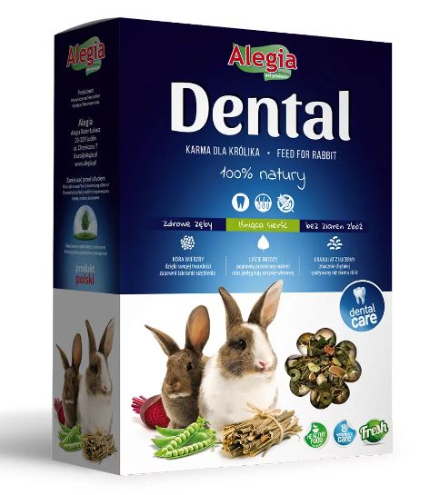 Alegia dental karma pełnoporcjowa dla królika 300g