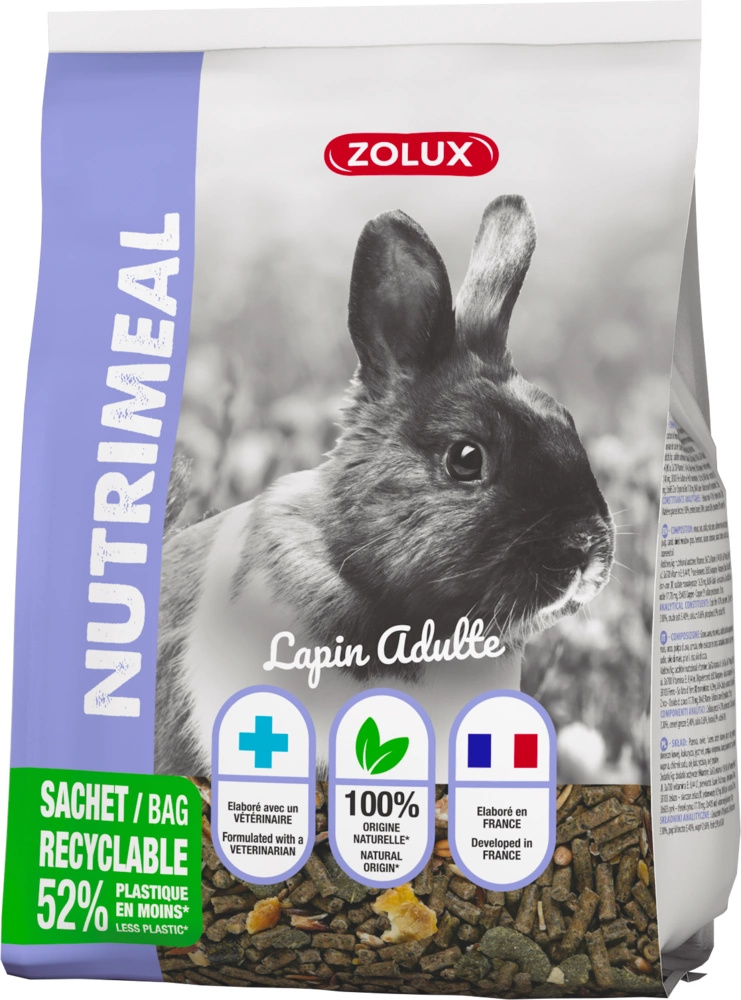 Zolux Nutrimeal 3 Karma sucha dla dorosłego królika 