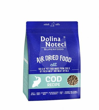 Dolina Noteci Superfood karma sucha dla kota z dorszem 1kg