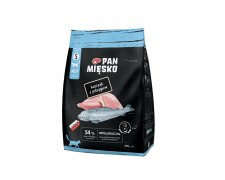 Pan Mięsko Hypoallergiczna karma sucha dla kota kurczak z pstrągiem