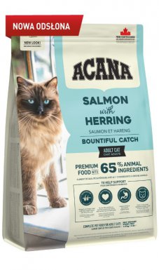 Acana Bountiful Catch Cat Adult karma z łososiem, śledziem i morszczukiem i pstrągiem