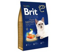Brit Premium By Nature Cat Adult Salmon sucha karma dla dorosłych kotów z łososiem
