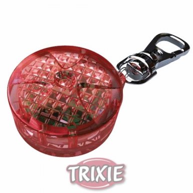 Trixie Adresówka z błyskiem dla psa i kota czerwona