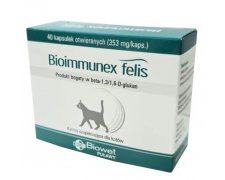 Biowet Bioimmunex Felis preparat na zwiększenie odporności 40 kapsułek