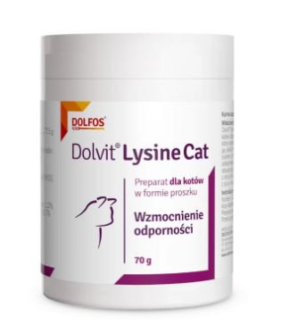 Dolvit Lysine Cat wzmocnienie odporności u kota 70g