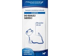 Francodex Szampon dla psów do białej sierści saszetka 20 ml