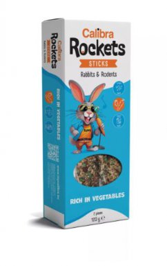Calibra Rockets Sticks Rabbits&Rodents Vegetables Przekąska warzywna dla gryzoni i królików 120g